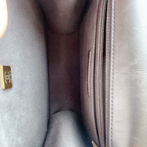 Chanel Mini Flap Black Aged Calfskin Bag - Picture 7 of 10